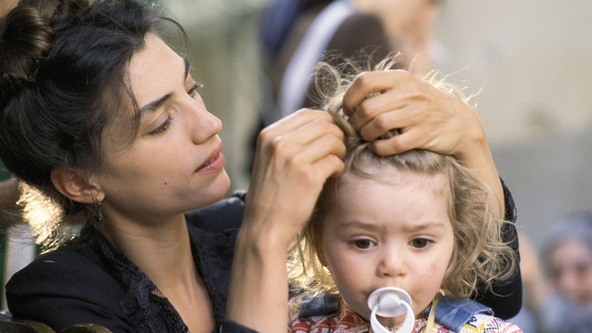 Ángela Molina con su hija Olivia 