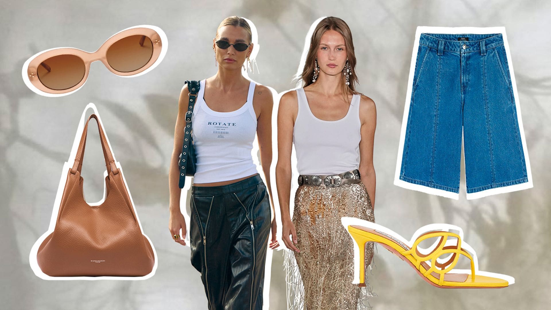 1 prenda, 2 looks: el 'tank top' que se adapta a tus días de oficina y tus noches de fiesta