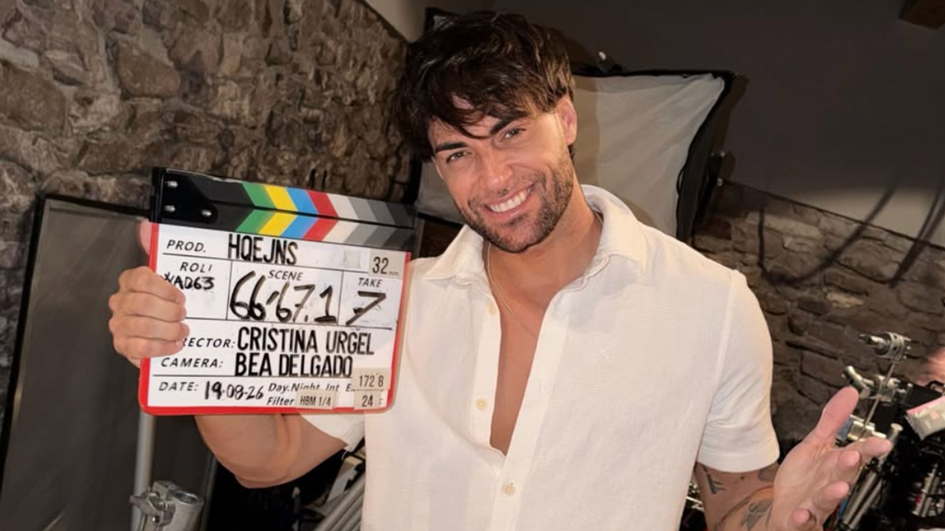Montoya da el salto al cine tras su paso por Telecinco y debuta como actor junto a Fran Perea y Charo Reina