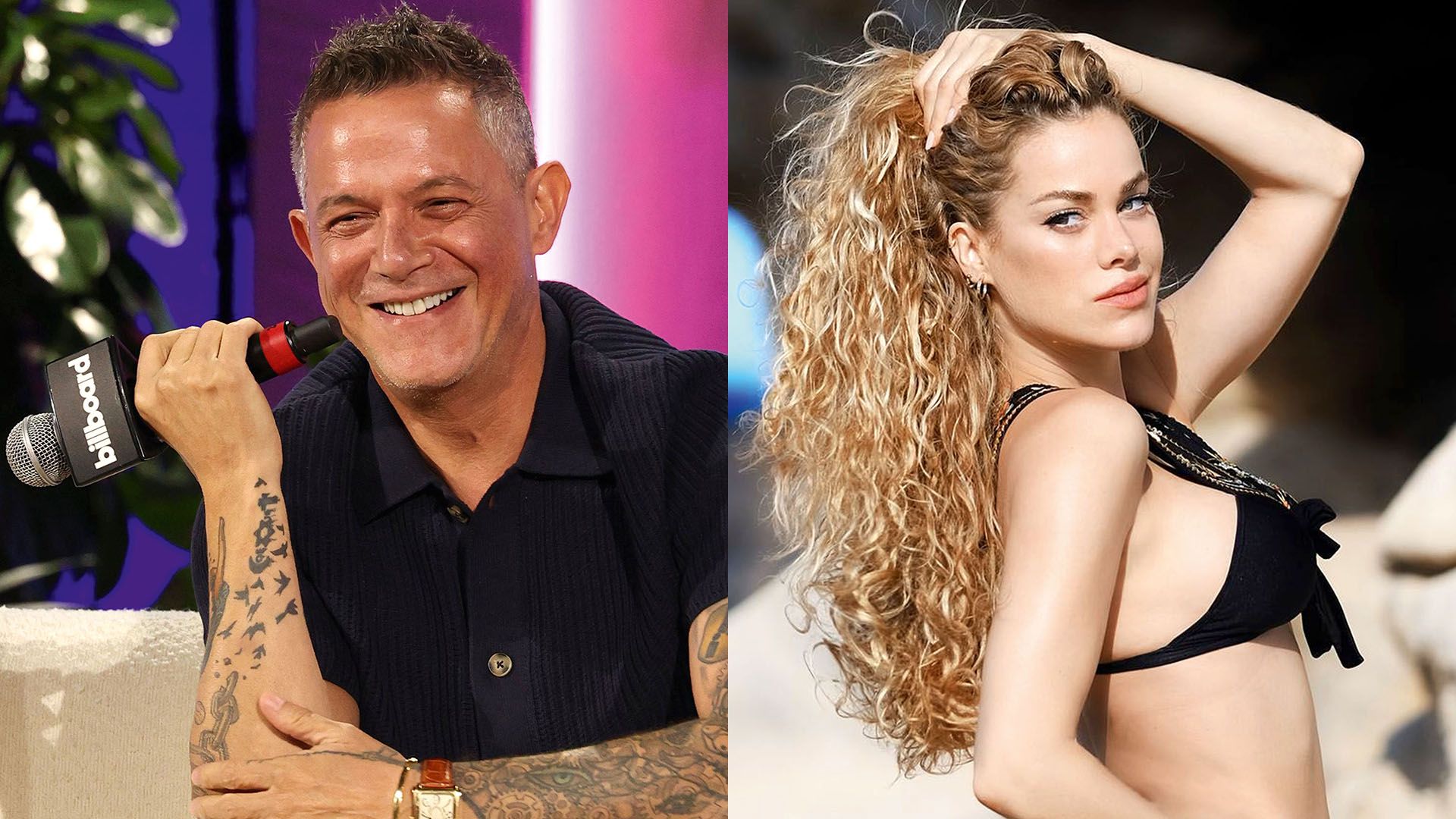Alejandro Sanz y Candela Márquez