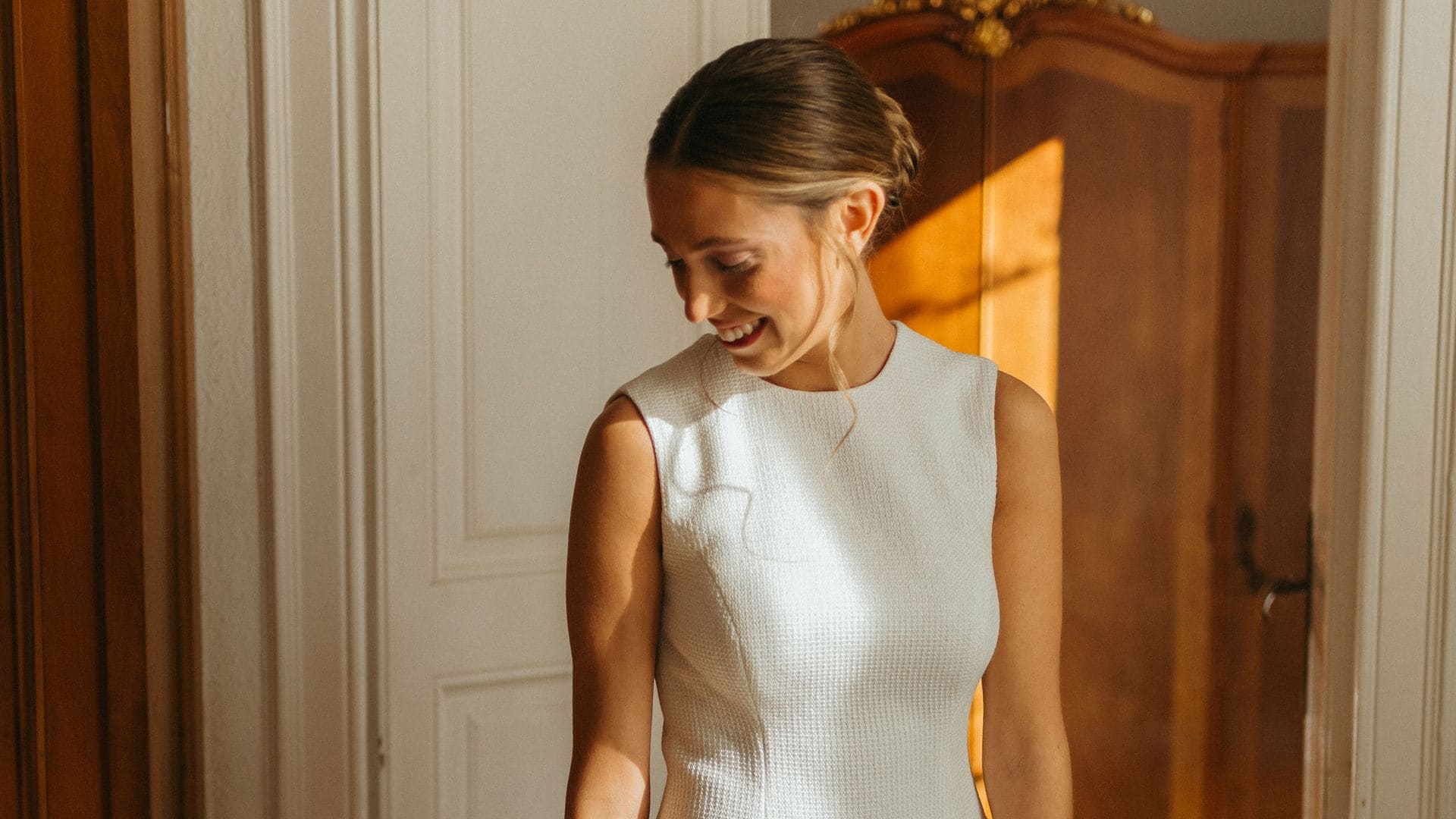 Stella, la novia que se inspiró en la película 'Expiación' para crear su vestido soñado
