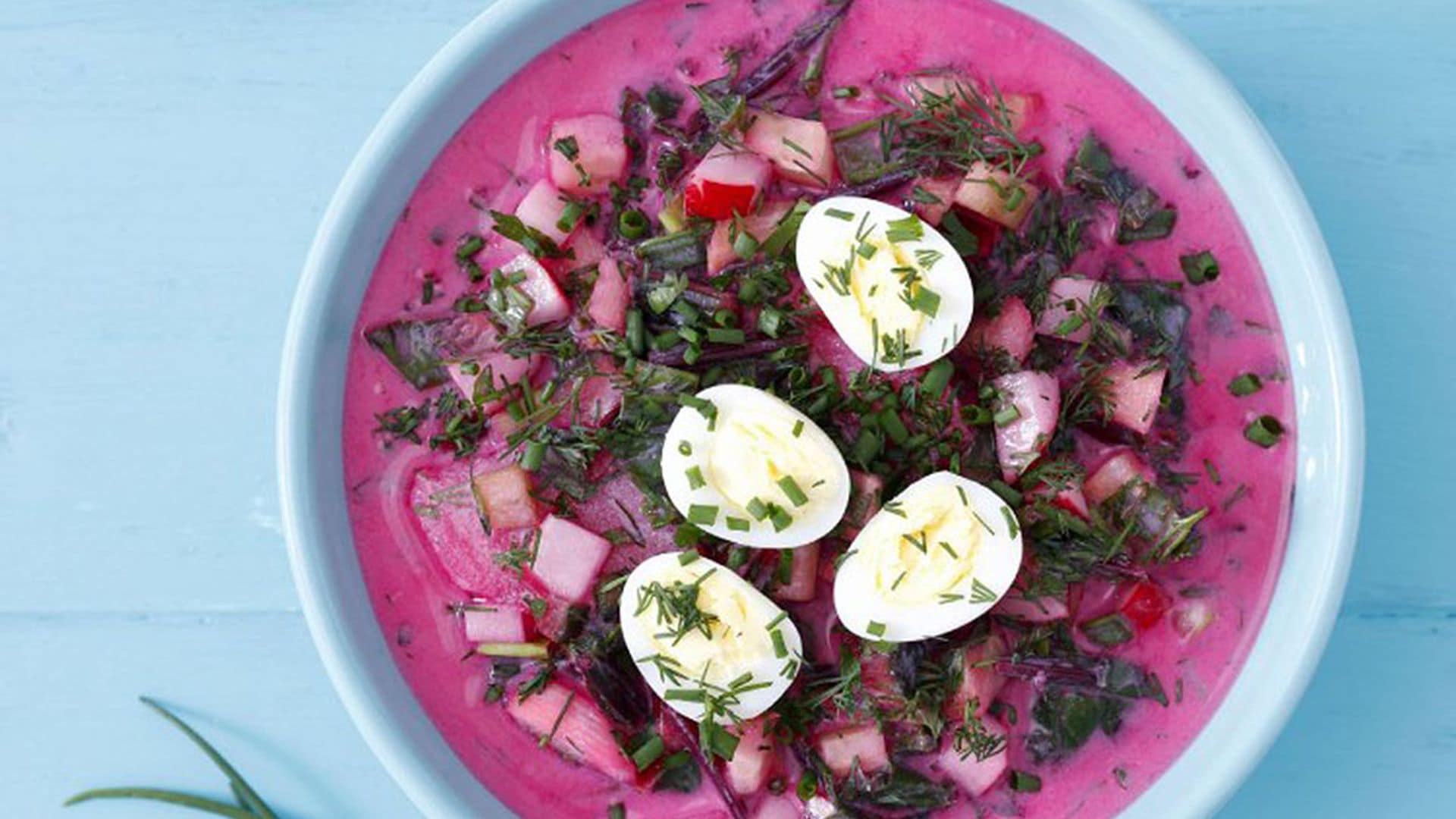 sopa remolacha kefir