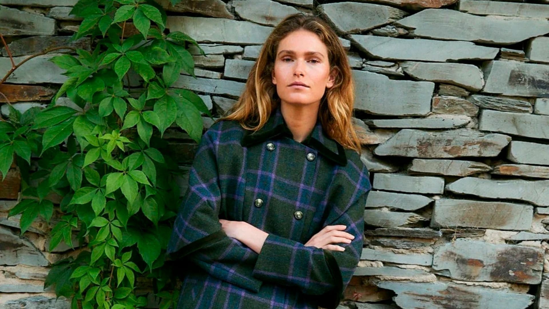 Abrigo de cuadros Byan