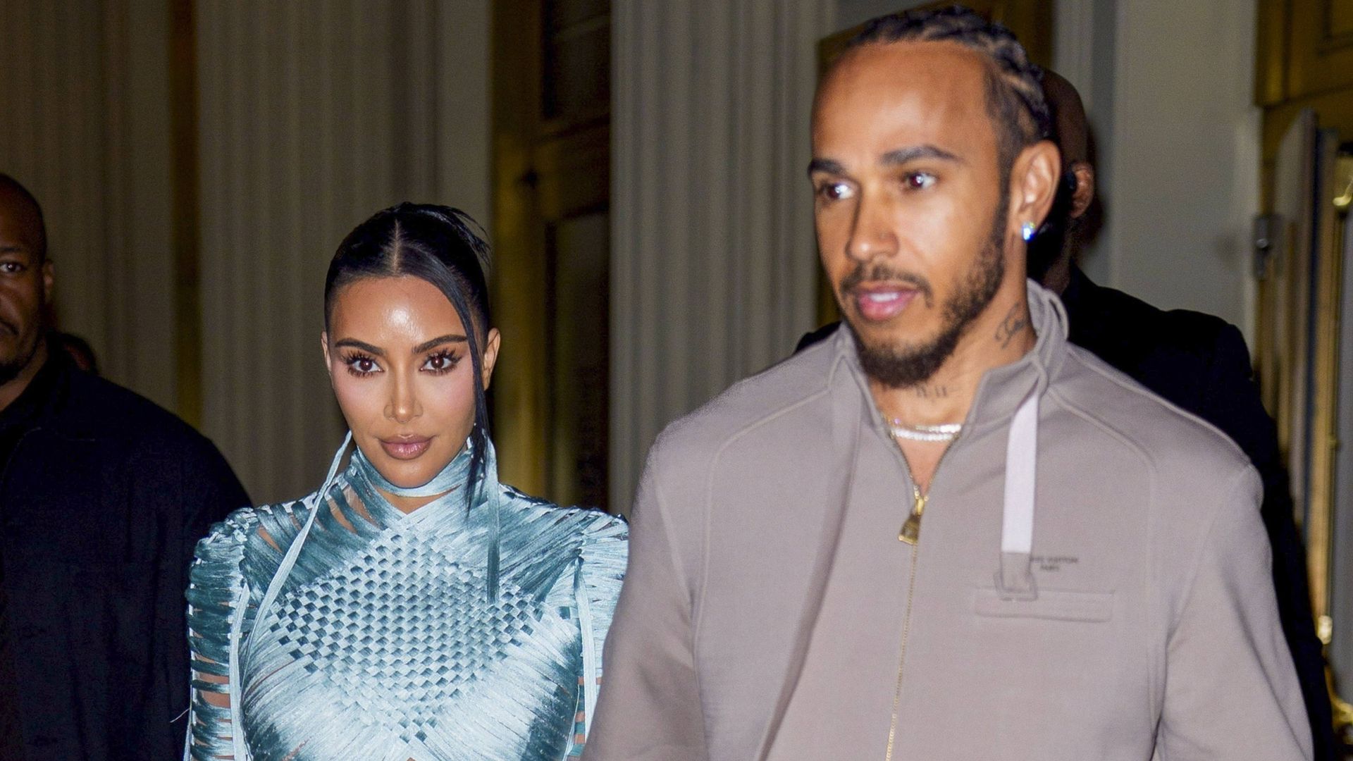Kim Kardashian and Lewis Hamilton make official their romance with the most iconic street style look