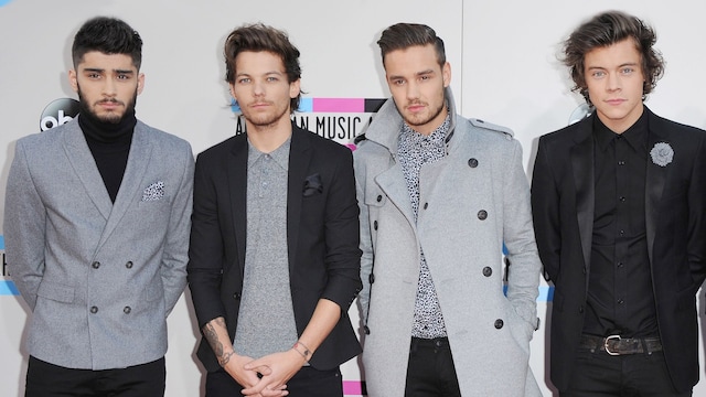 Zayn Malik, Louis Tomlinson, Liam Payne y Harry Styles en los 2013 American Music Awards