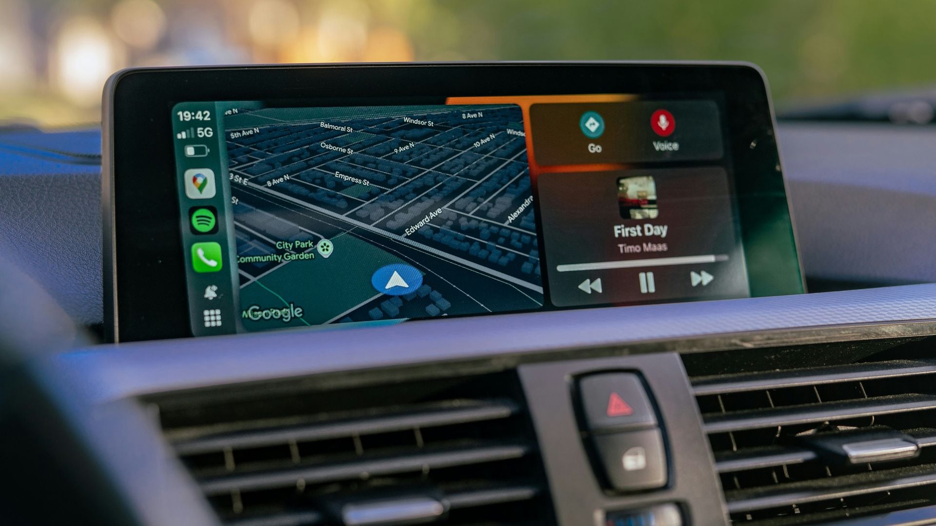 Un coche con CarPlay