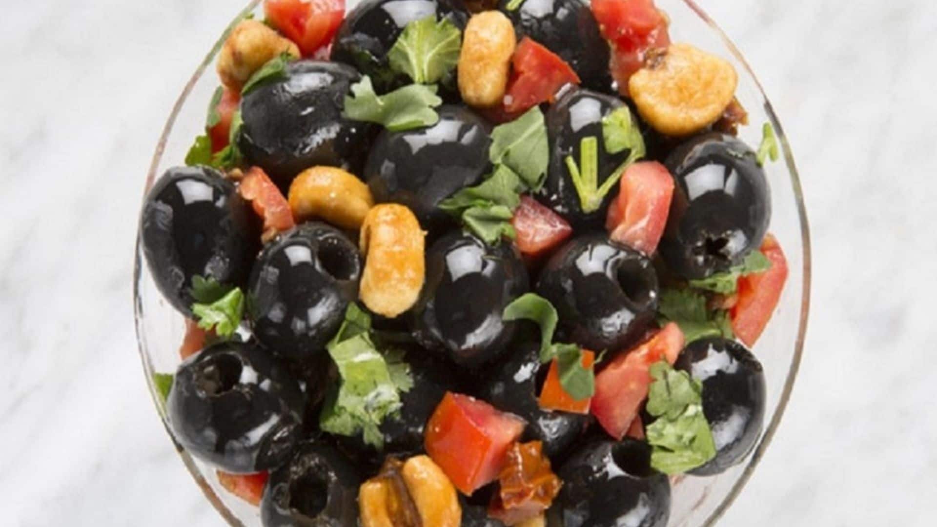 Aceitunas con aliño americano