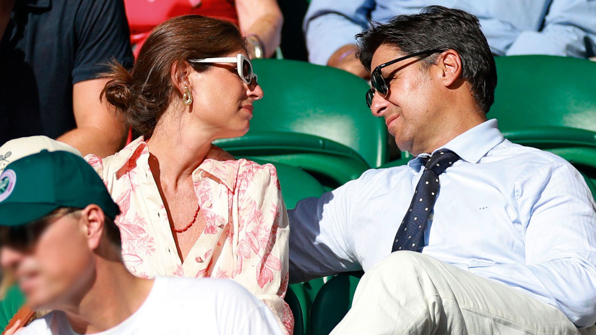 Francisco Rivera y Lourdes Montes, muy románticos en Wimbledon