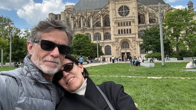 Humberto Zurita y Stephanie Salas en Francia