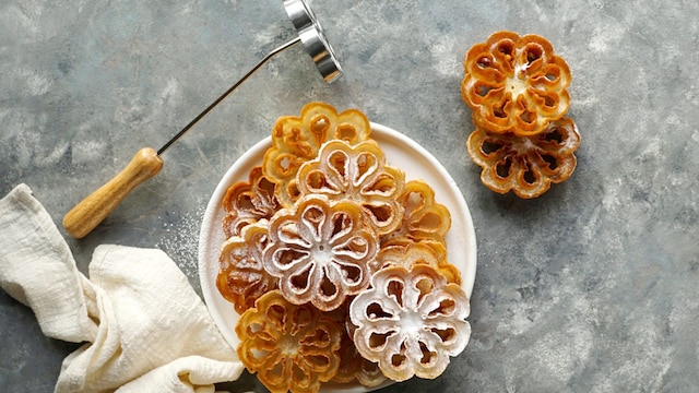 Flores fritas de Semana Santa y Carnaval