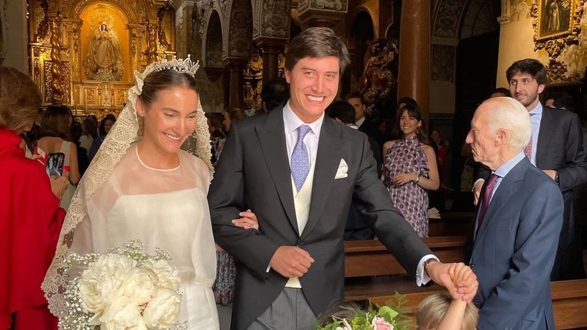 La elegante boda de Jaime de Figueroa, nieto de la condesa de Romanones, en Sevilla