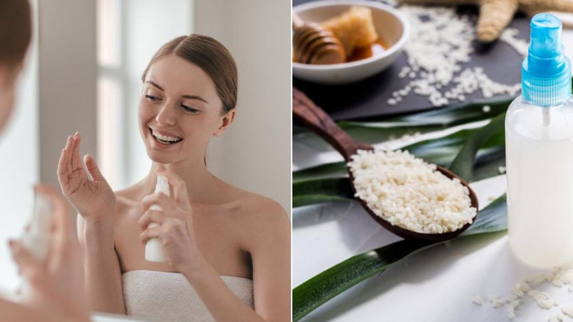 6 beneficios del agua de arroz en tu rostro
