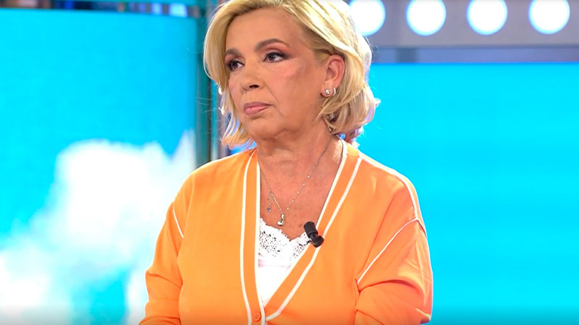 Carmen Borrego estalla en pleno directo y abandona el plató del programa en el que colabora