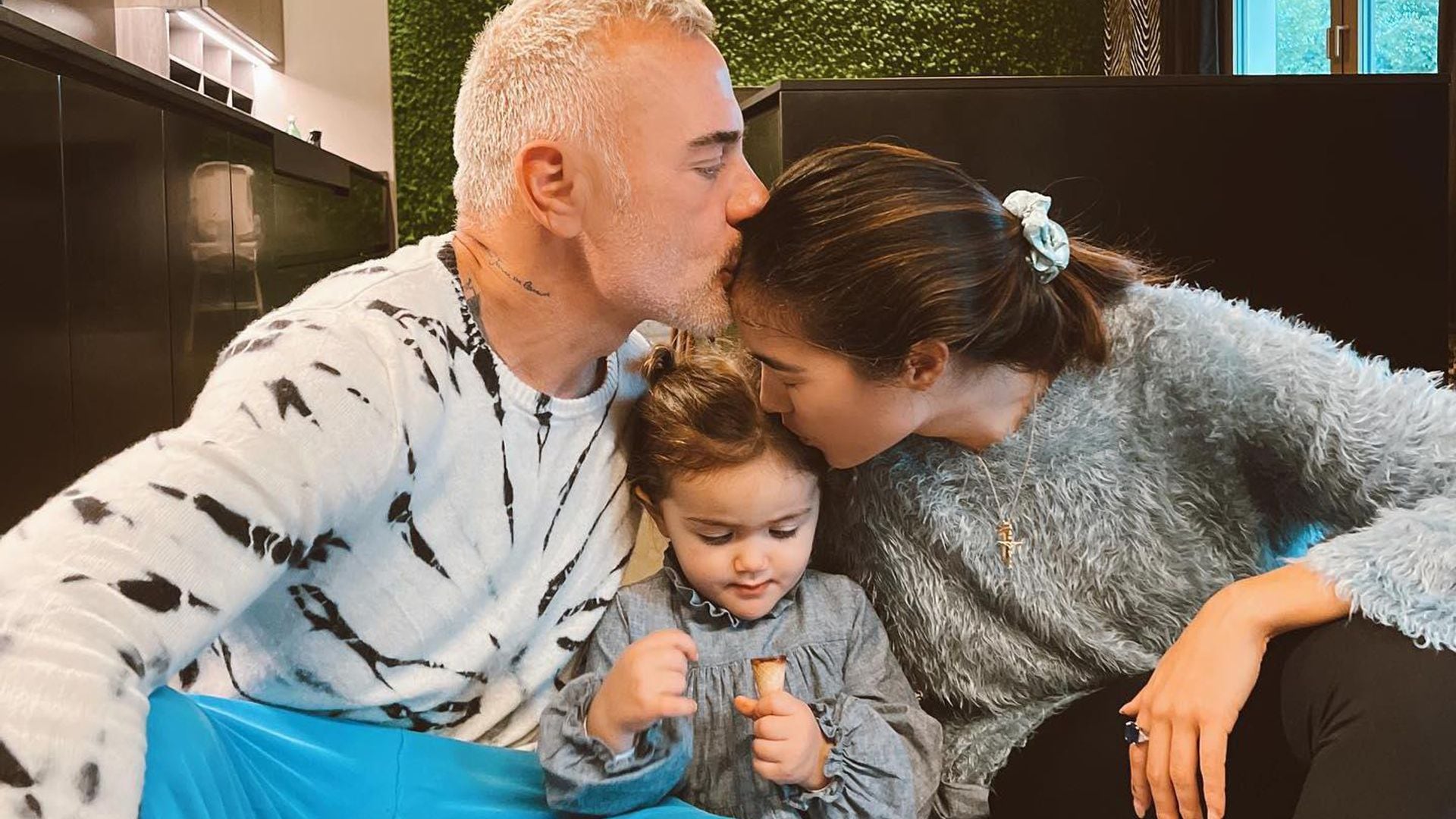 Sharon Fonseca y Gianluca Vacchi celebran los dos años de su pequeña Blu