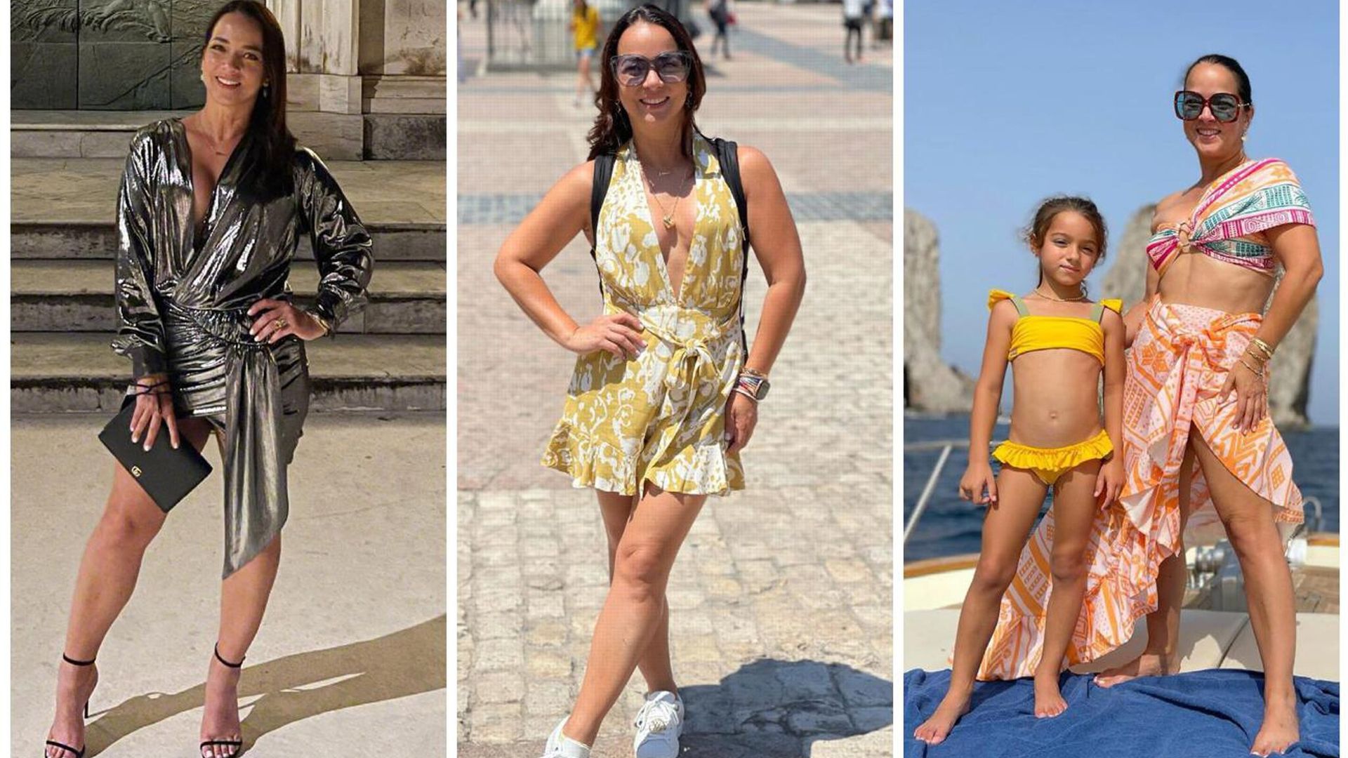 Adamari López comparte las fotos de sus vacaciones familiares en Italia