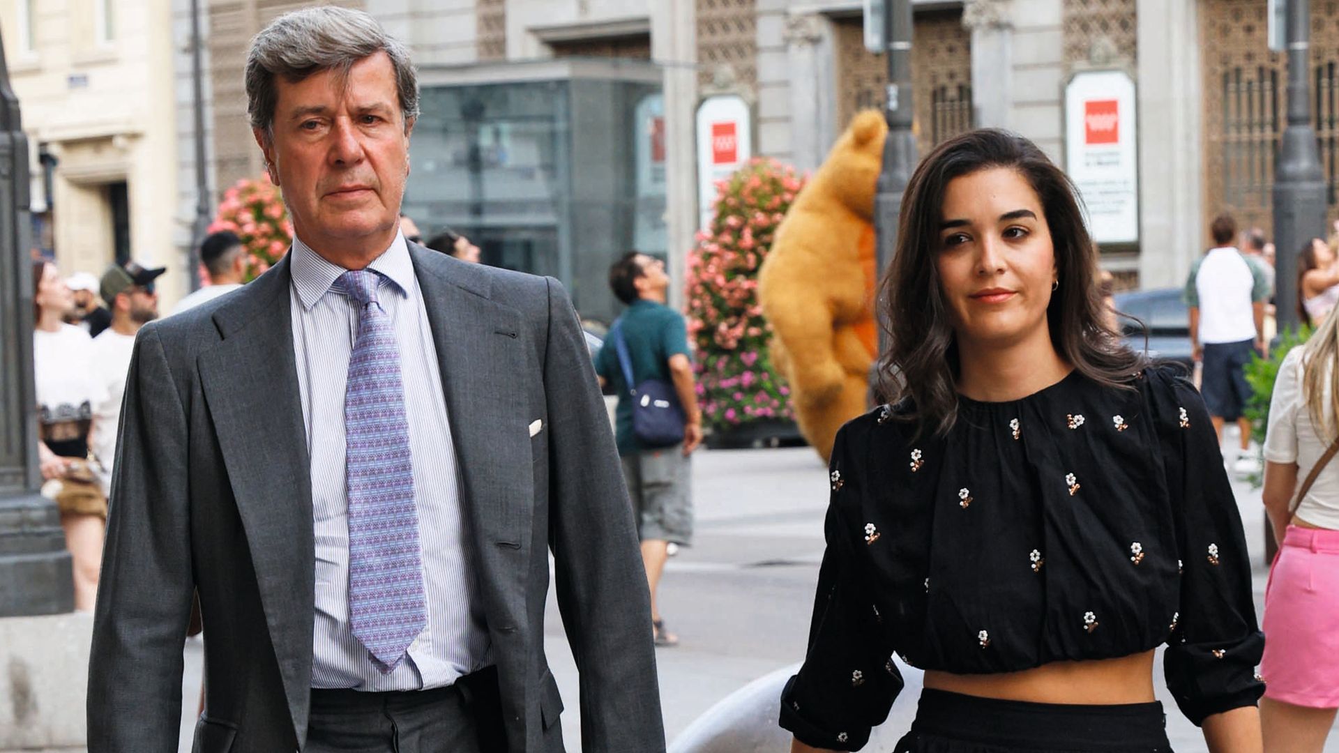 Cayetano Martínez de Irujo y Bárbara Mirjan en el cumpleaños de Fernando Martínez de Irujo