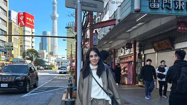 Sandra Echeverría en Tokio, enero 2024