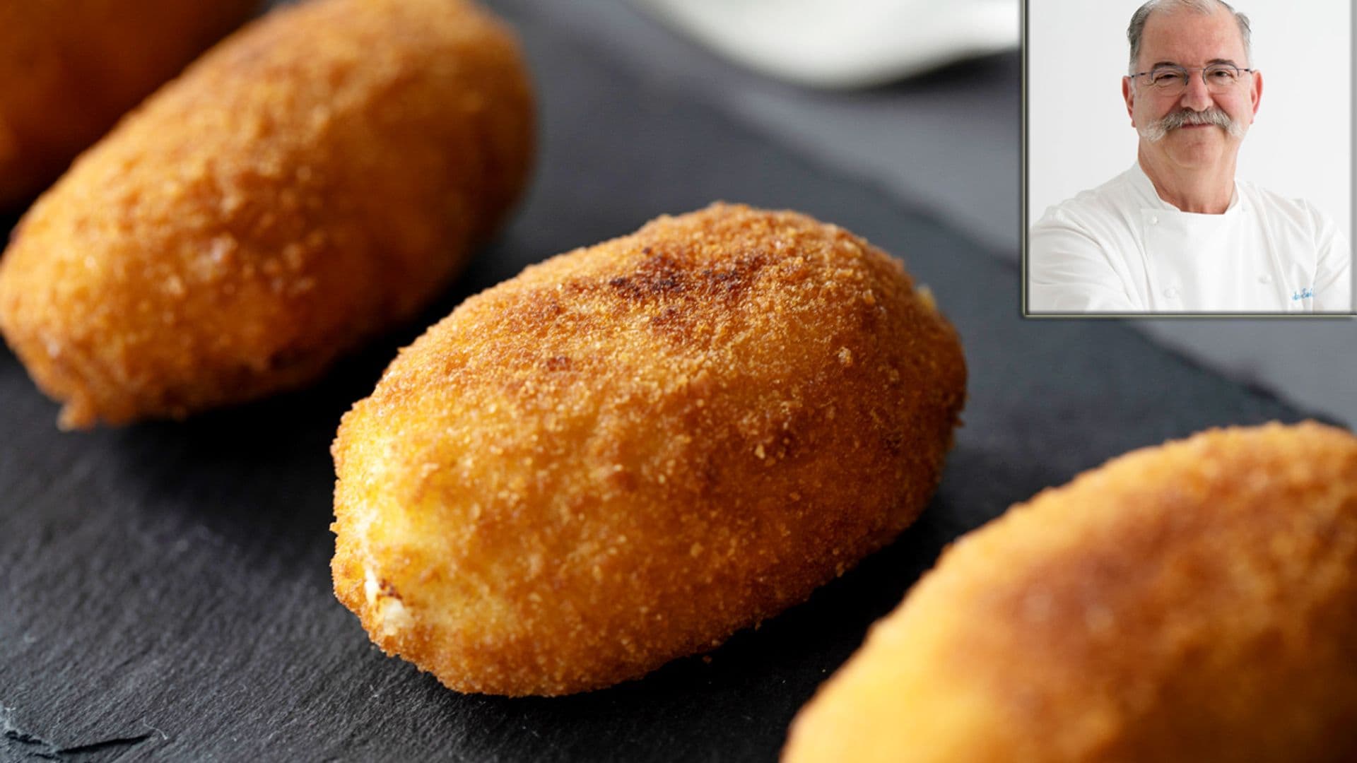 Pedro Subijana nos da sus ‘tips’ para hacer una croqueta… ¡de premio!