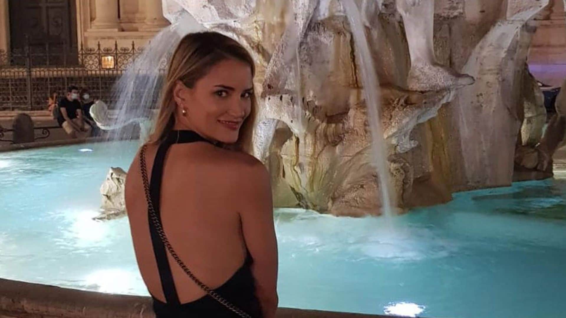 La romántica escapada a Roma de Alba Carrillo con su 'mejor compañero de vida y de viaje'