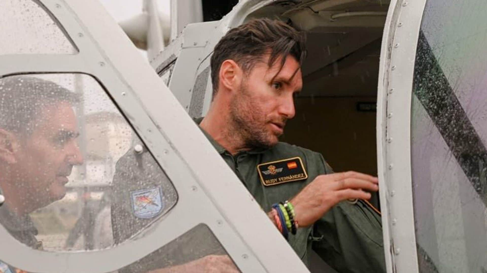 Rudy Fernández al estilo 'Top Gun': su vídeo en una base aérea del Ejército