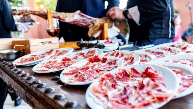 Platos de jamón ibérico