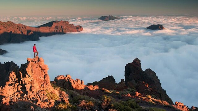 caldera mar de nubes