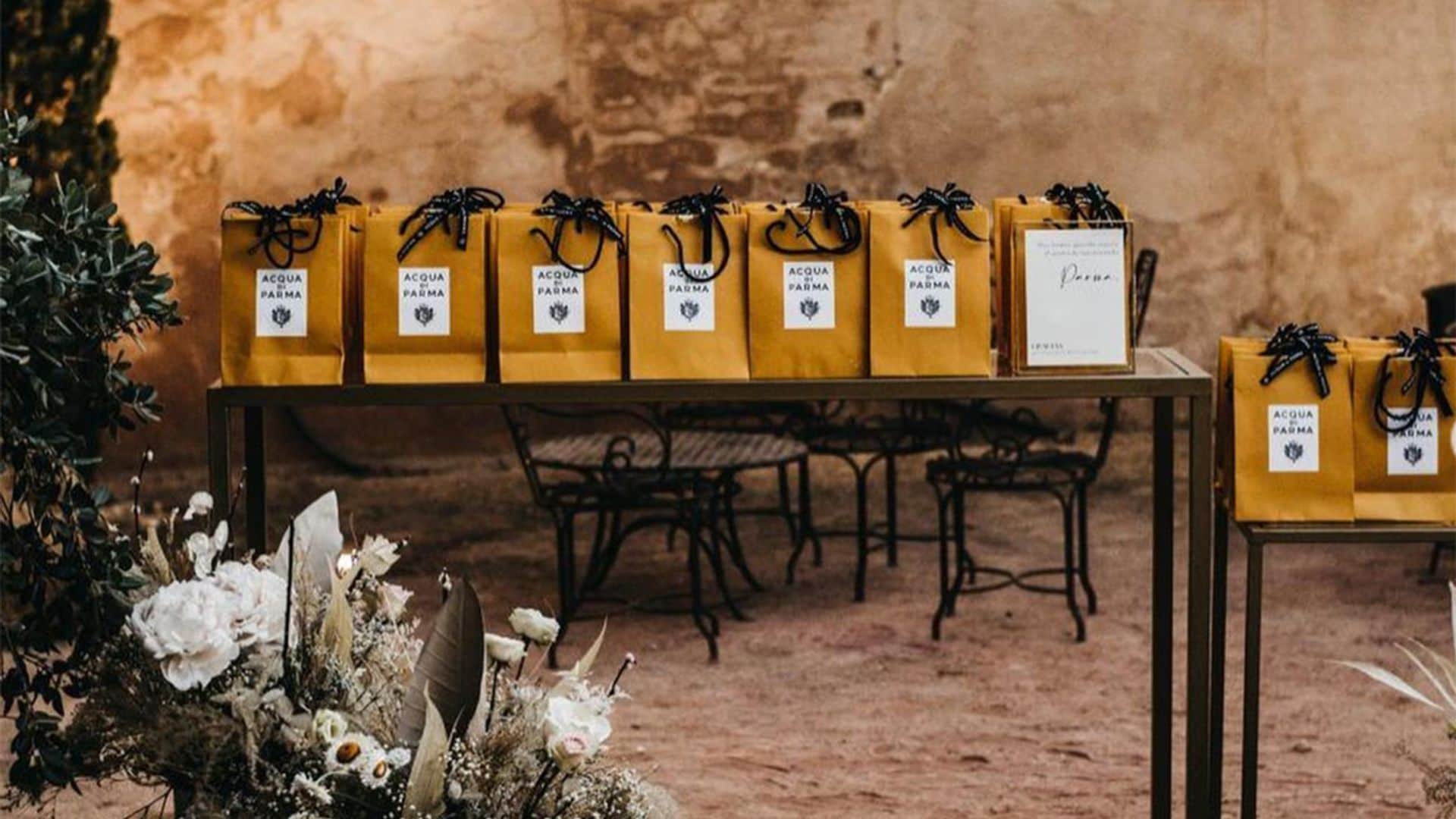 Perfumes exclusivos del día de tu boda y otras experiencias de lujo para tus invitados