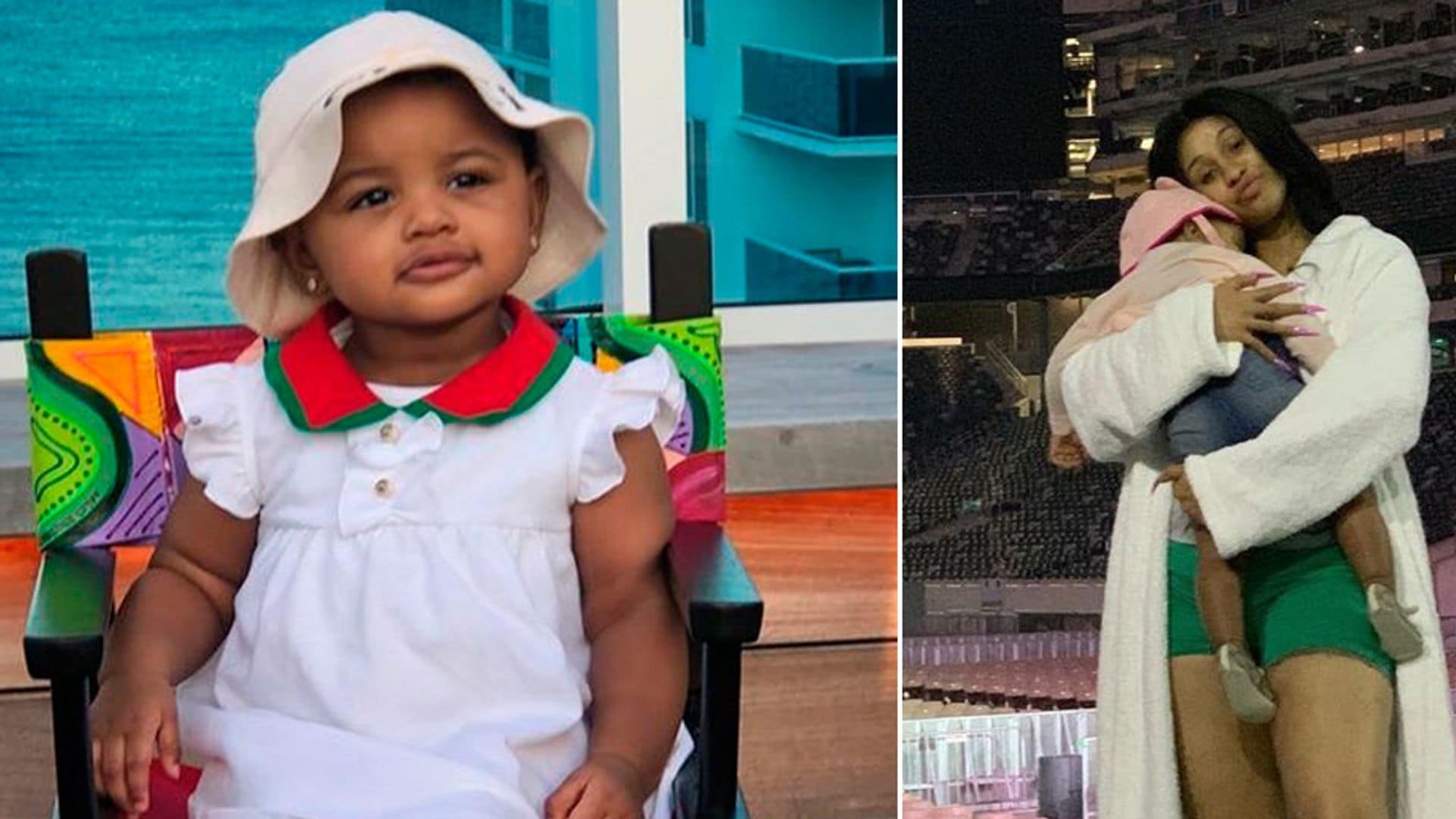 ¡Kulture, la hija de Cardi B ya camina! Pero mamá se perdió sus primeros pasos