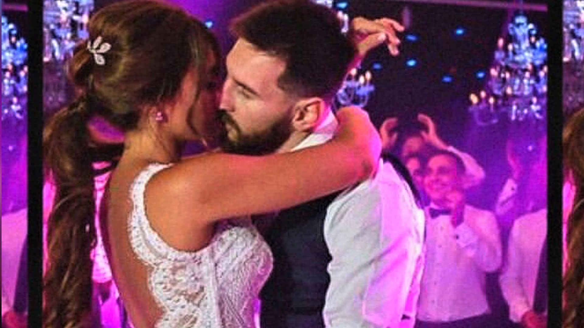 Antonela Roccuzzo comparte un vídeo con imágenes inéditas de su boda con Messi en su cuarto aniversario