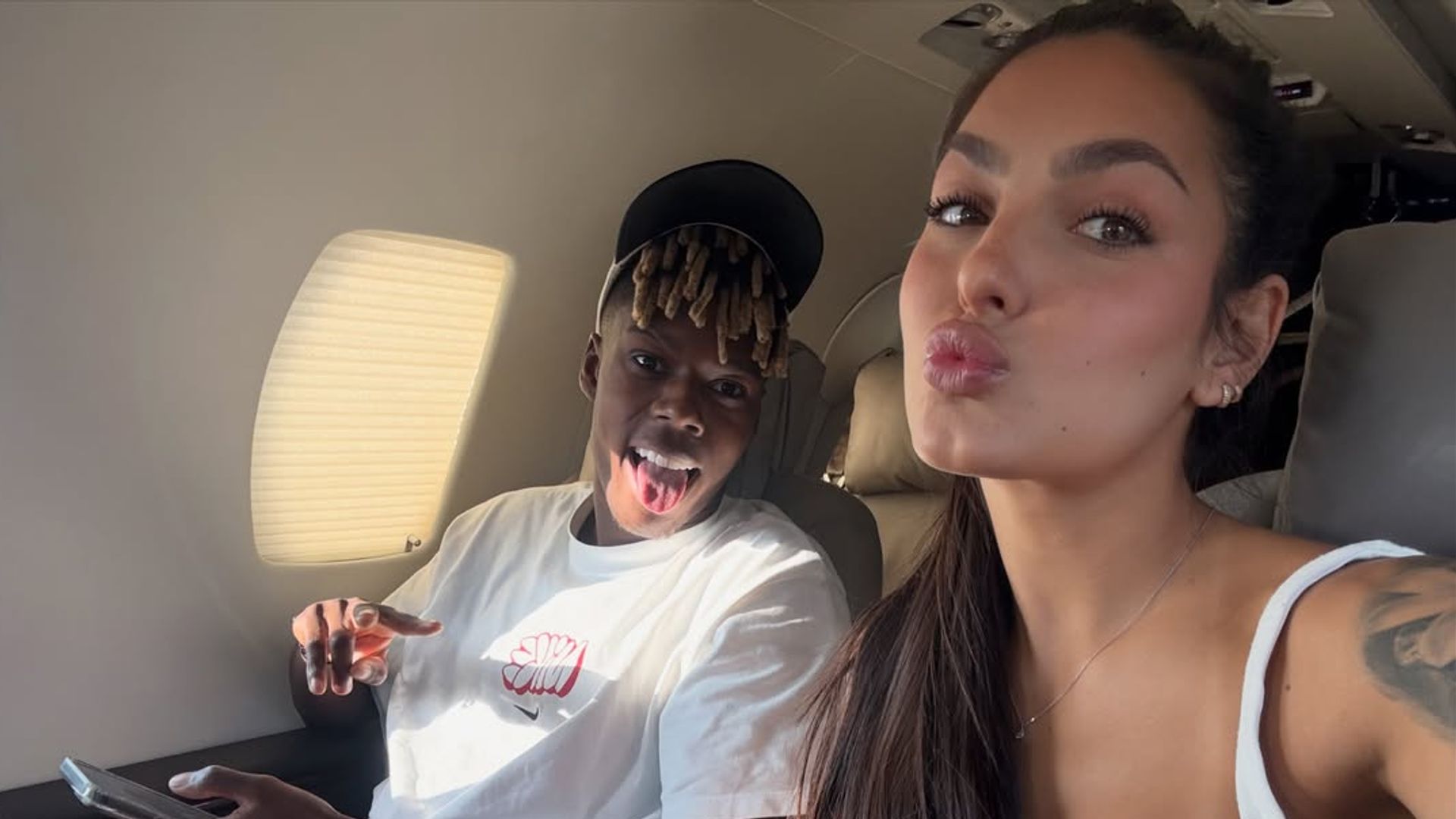 Nico Williams y Ainhi García