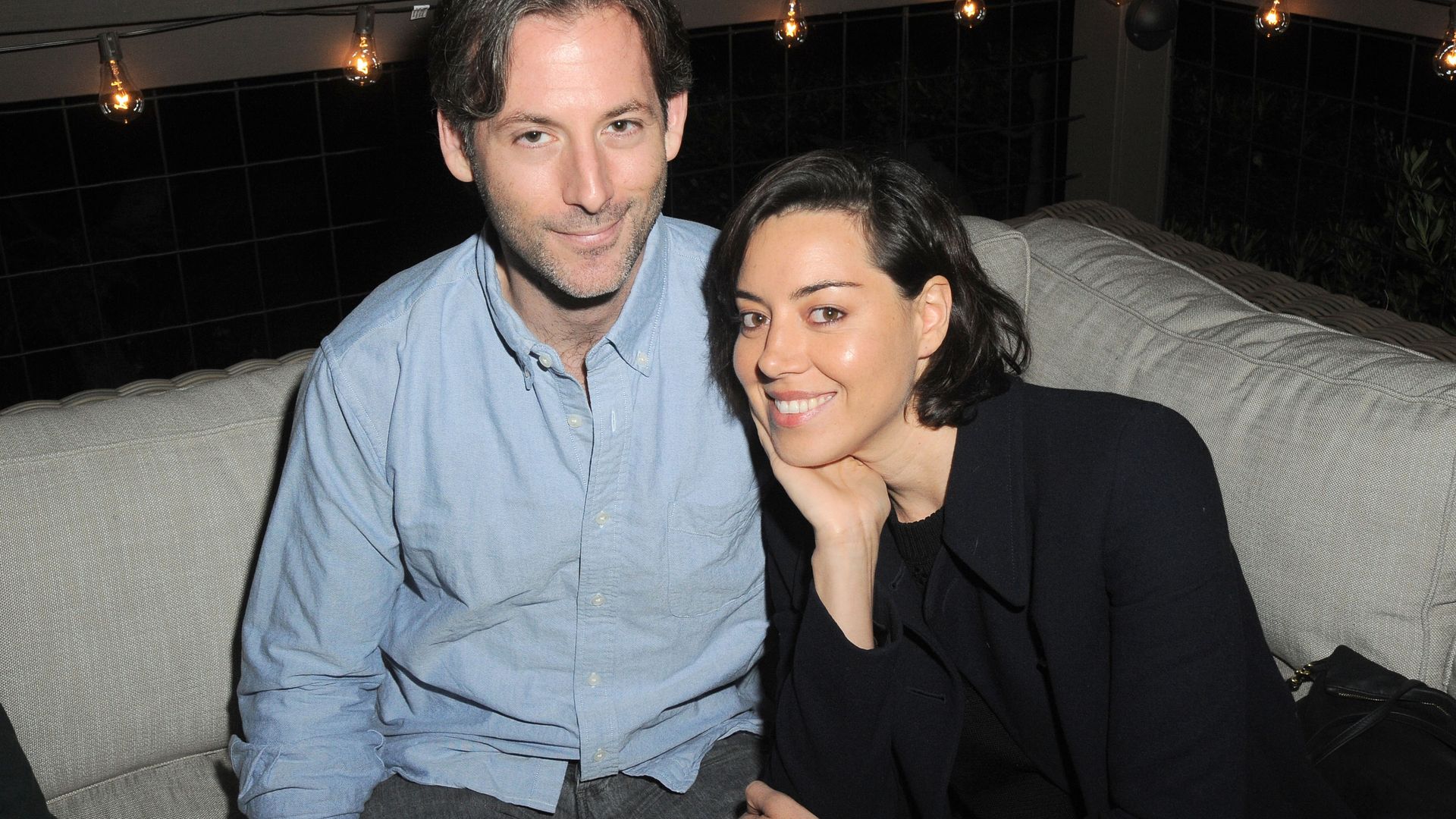 Jeff Baena con Aubrey Plaza