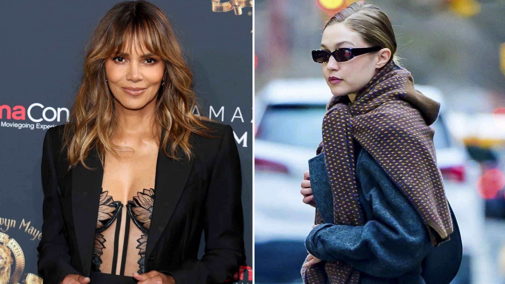 Gigi Hadid y Halle Berry llevan las tendencias de la pasarela a la calle