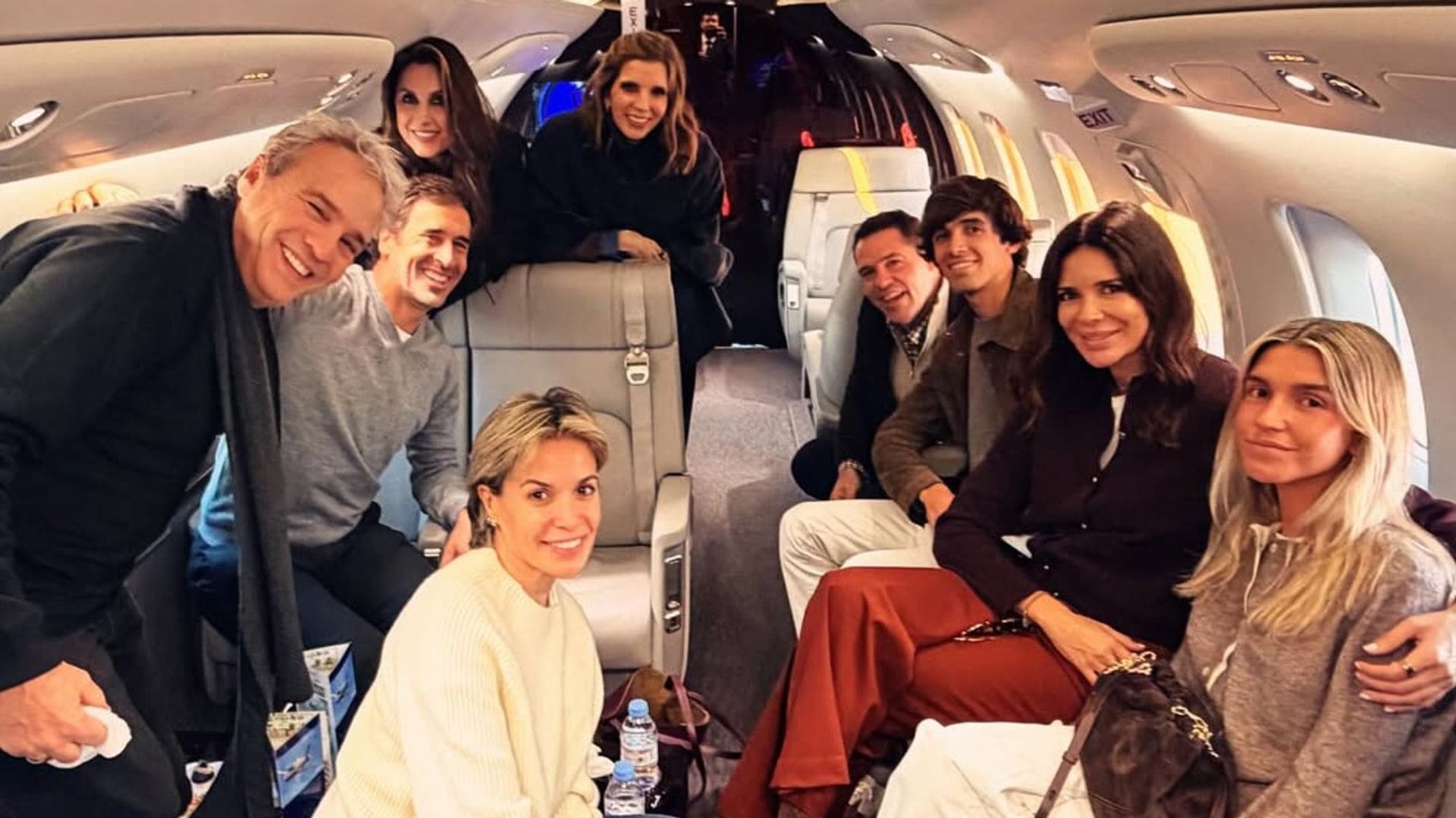 El divertido plan de Paloma Cuevas, Luis Alfonso, Raúl González y David Summers: en jet a Ubrique para visitar a un gran amigo