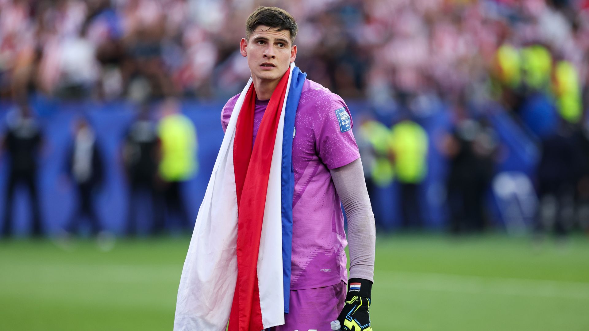 El portero de Paraguay, Orlando Gill