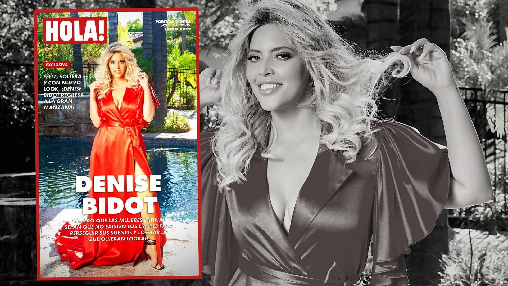 En exclusiva: Soltera, feliz y con nuevo look, ¡Denise Bidot regresa a Nueva York!