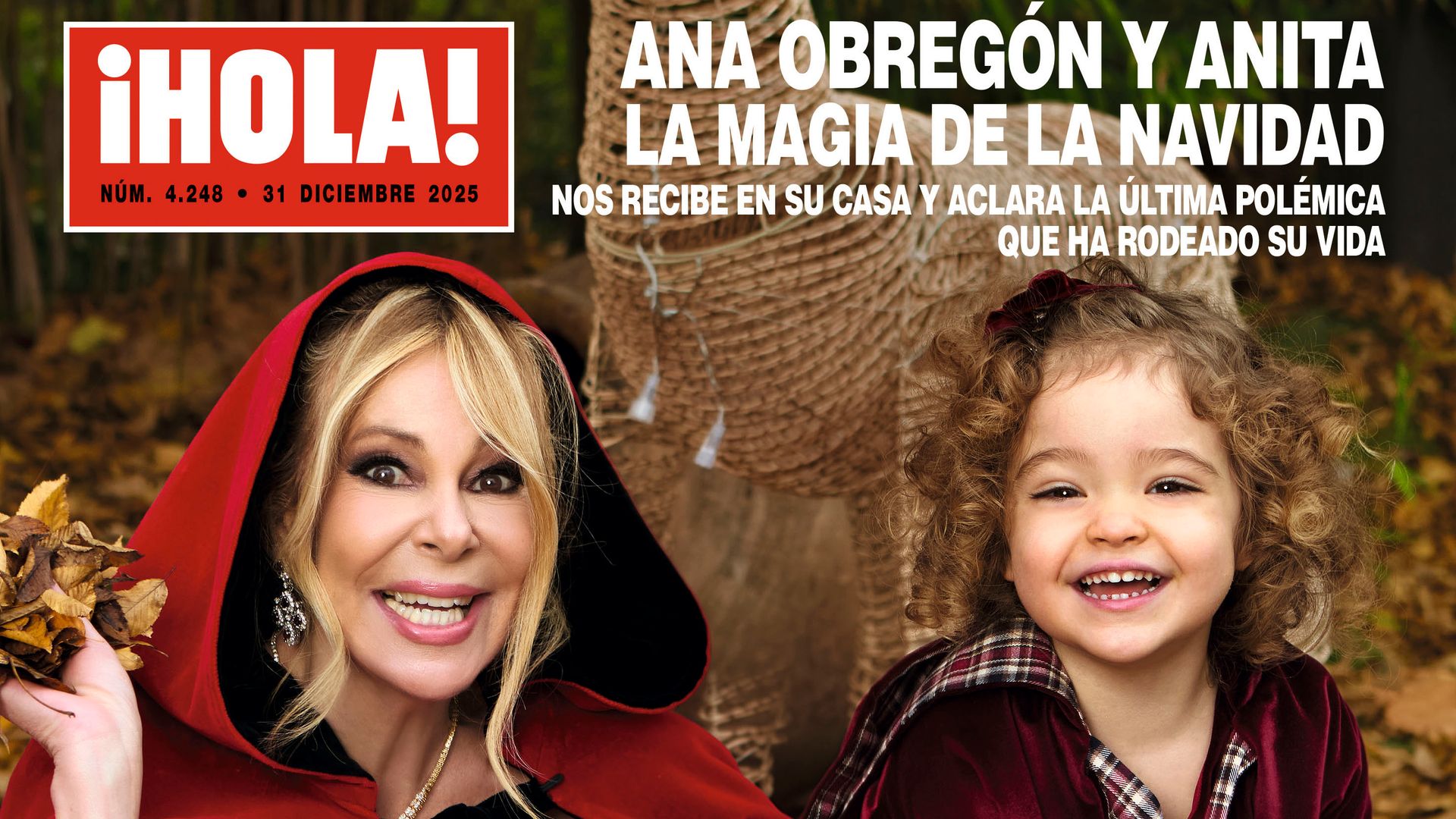La magia de la Navidad llega a ¡HOLA!: todas las entrevistas, posados y noticias que podrás encontrar en el nuevo número