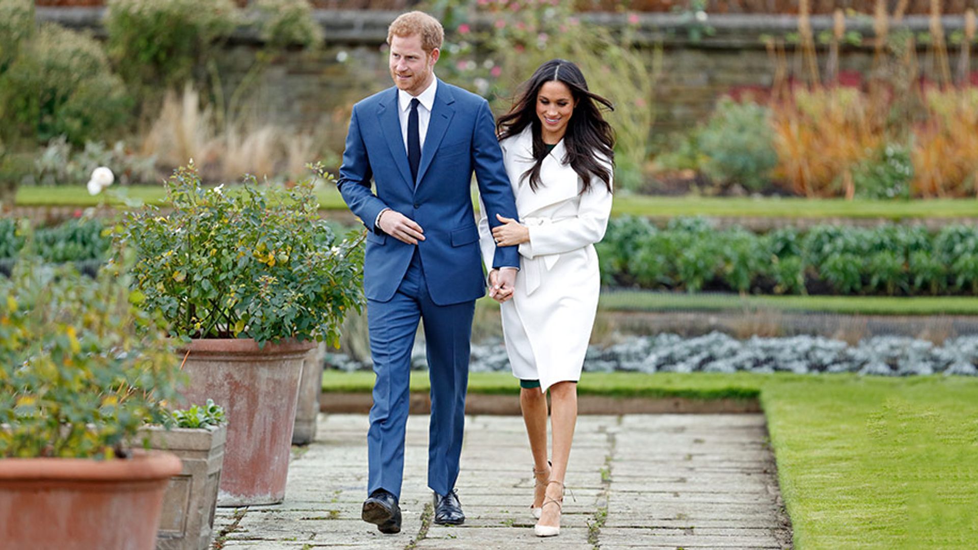 La firma Line bautiza el abrigo blanco de Meghan Markle con su nombre