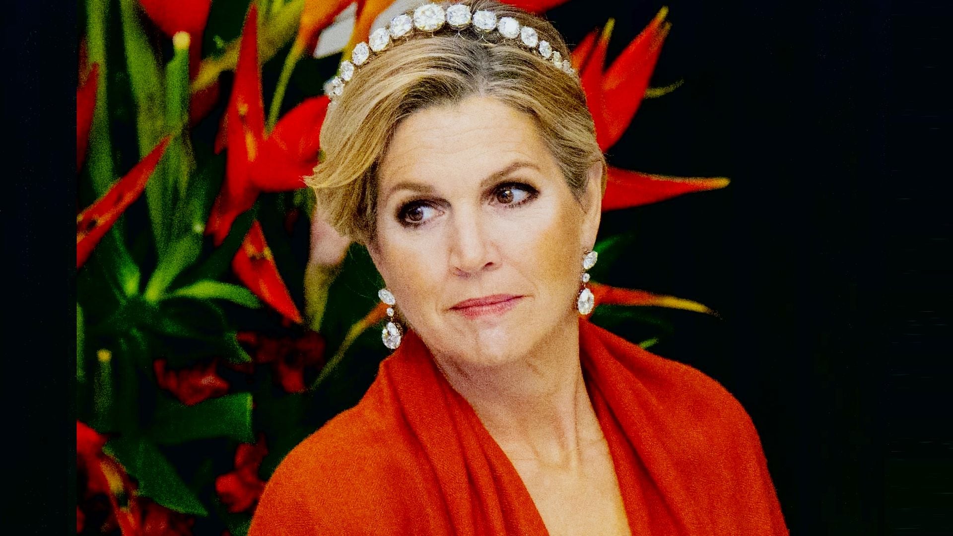 Máxima, impresionante de gala en Surinam, el 1 de diciembre de 2025