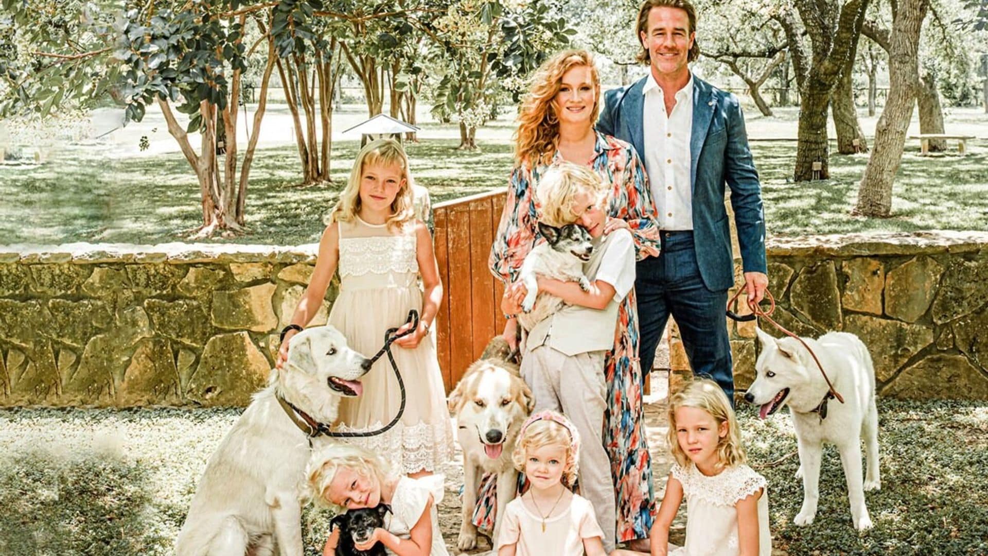 James van der Beek, la estrella de ‘Dawson crece’, nos recibe con su mujer, Kimberly, y sus cinco hijos, en su rancho de película en Austin (Texas)