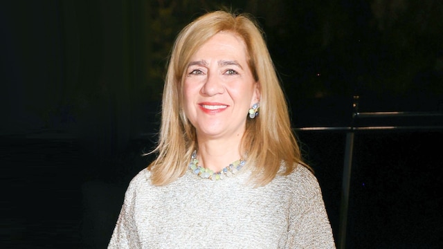ATHENS, GREECE - SEPTEMBER 27: The Infanta Cristina at the pre-wedding of Theodora of Greece and Matthew Kumar on September 27, 2024, in Athens, Greece. (Photo By Jose Ruiz/Europa Press via Getty Images)