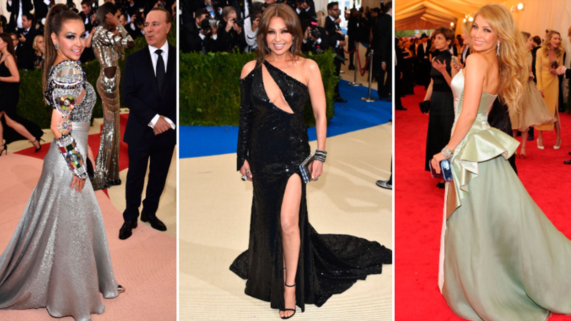Vestida para impactar: los espectaculares looks de Thalía en la MET Gala