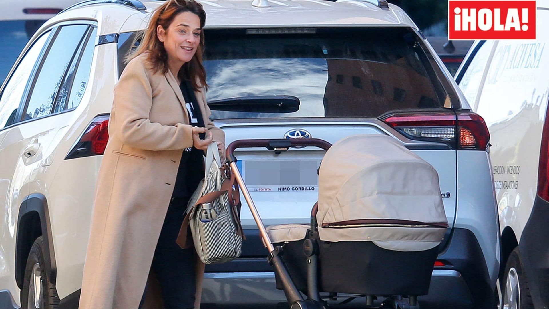 Las fotos en exclusiva de Toñi Moreno con su hija en Madrid, antes de su vuelta a la televisión