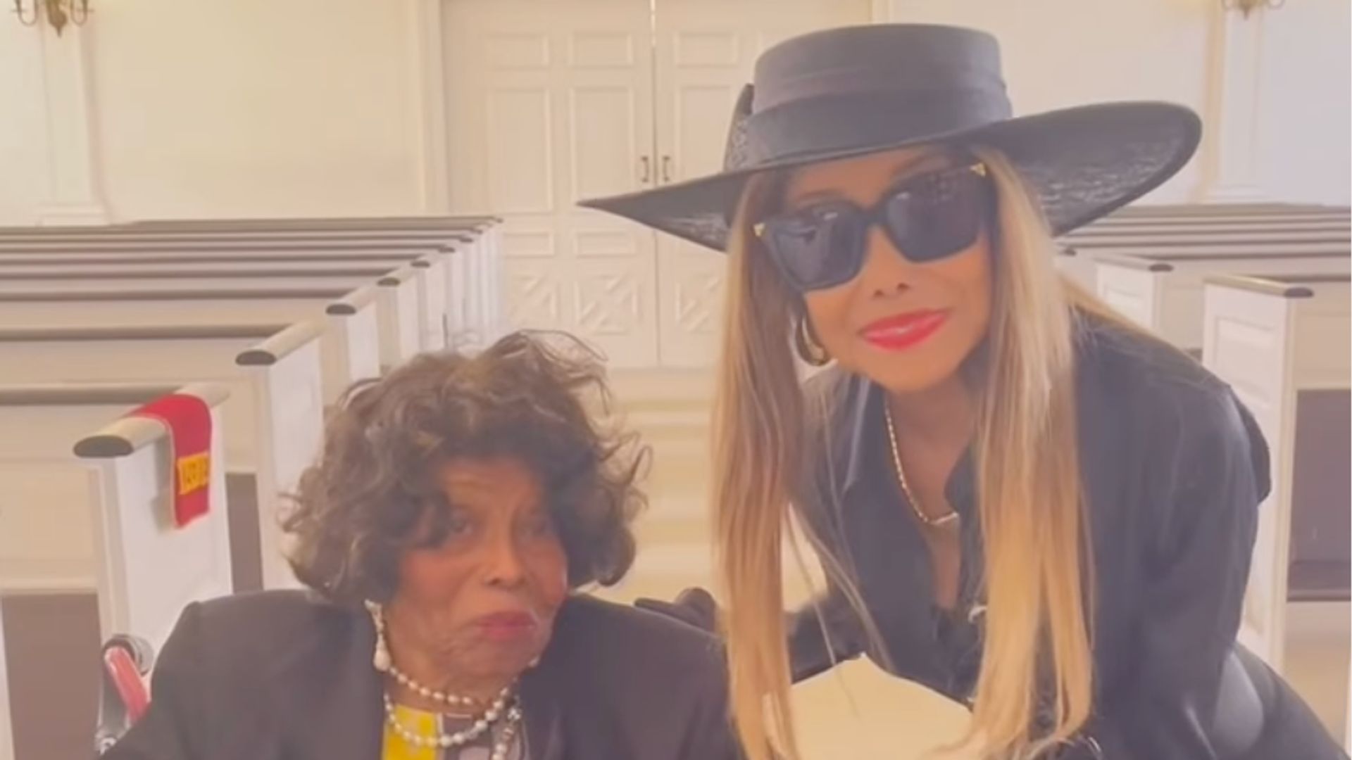 Katherine, madre de Michael Jackson, sorprende a los 96 años junto a su hija La Toya y se vuelve viral