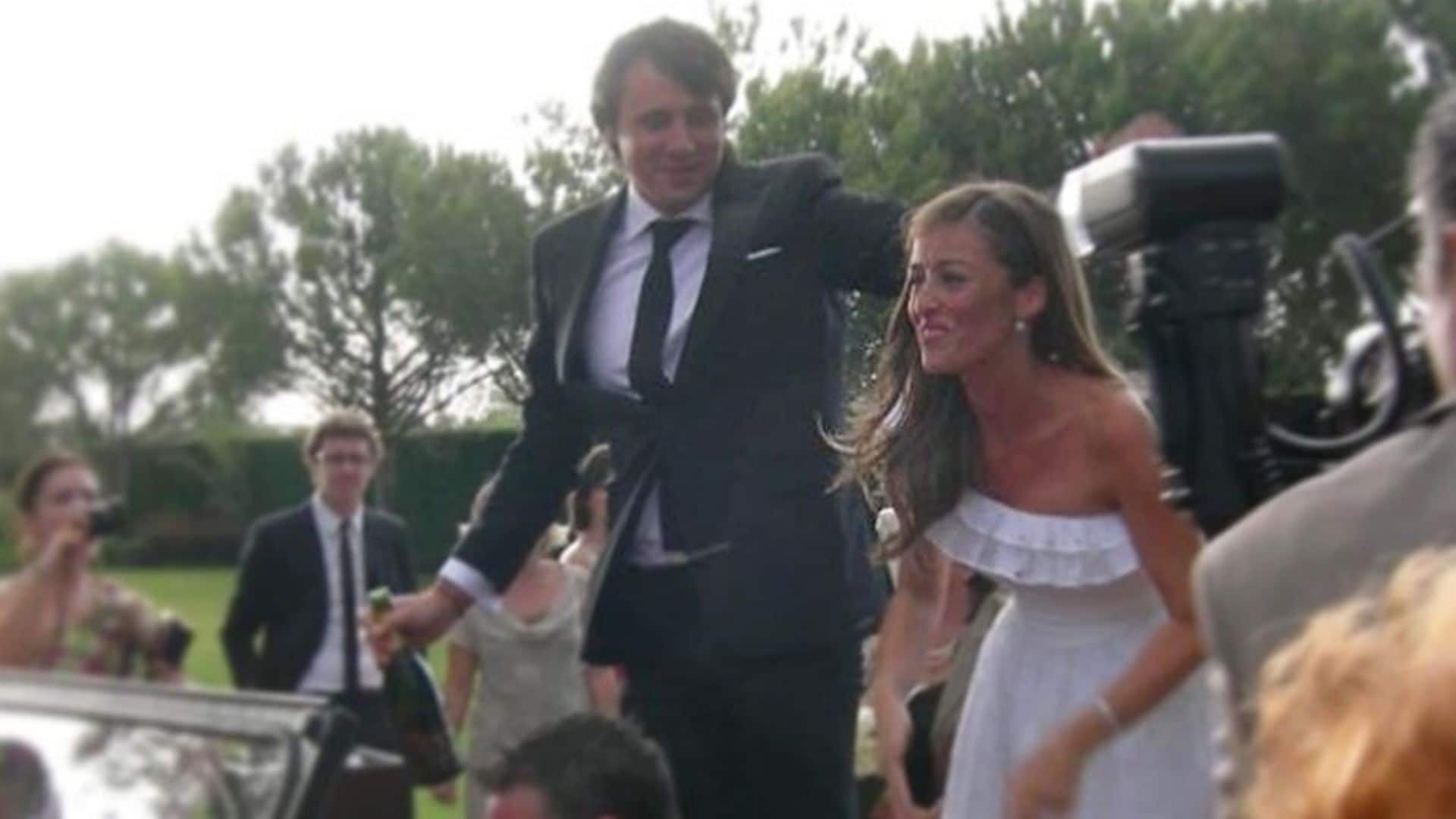 La bonita historia que escondía el vestido de novia de María Amores, mujer de Ion Aramendi