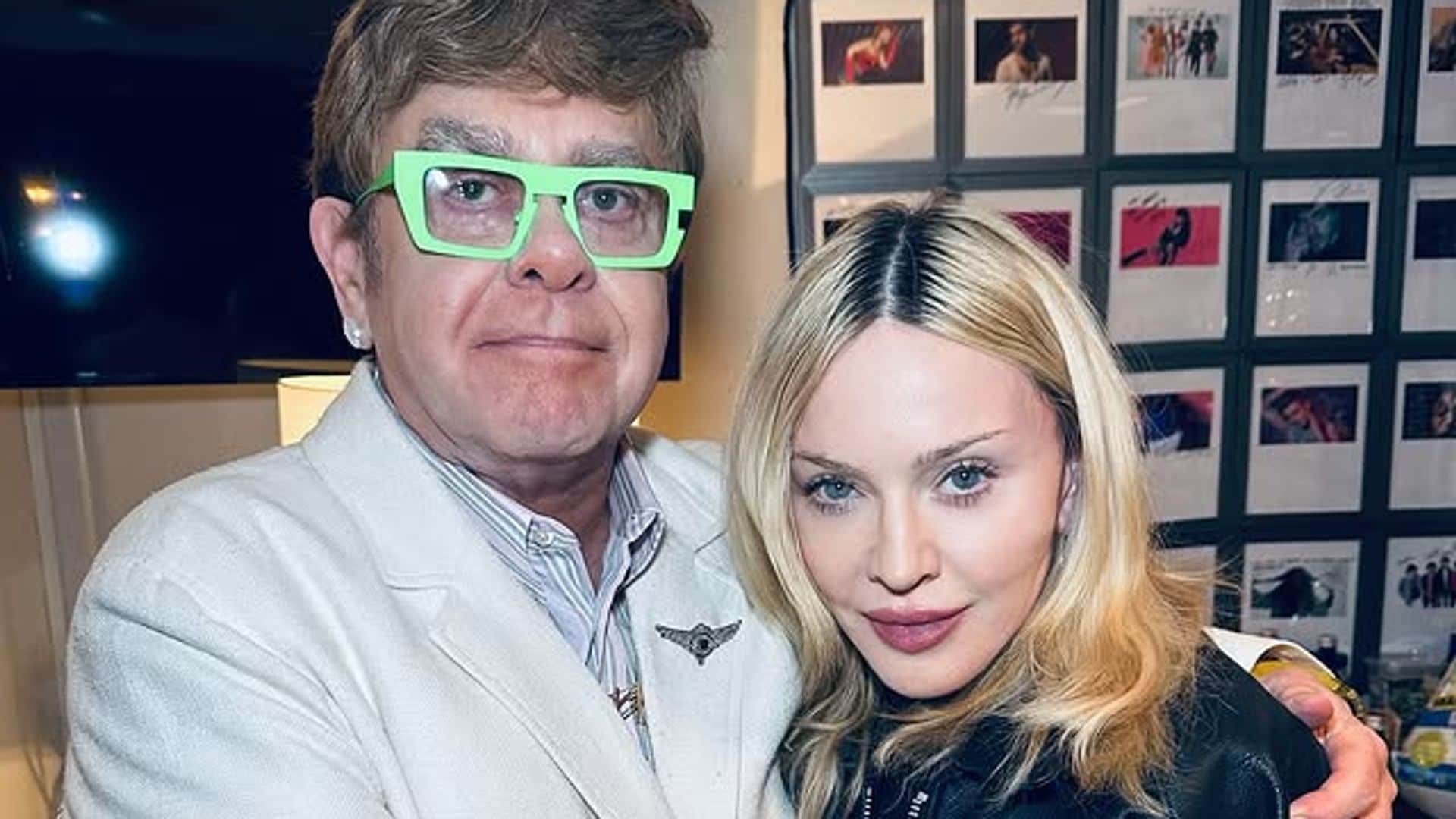 Elton John y Madonna se reconcilian tras años de enemistad: 'El muro que nos separaba se derrumbó'