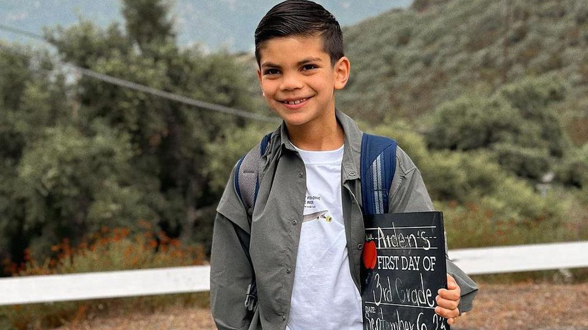 Alejandra Espinoza, una mezcla de emociones en el regreso a clases de Aiden Matteo