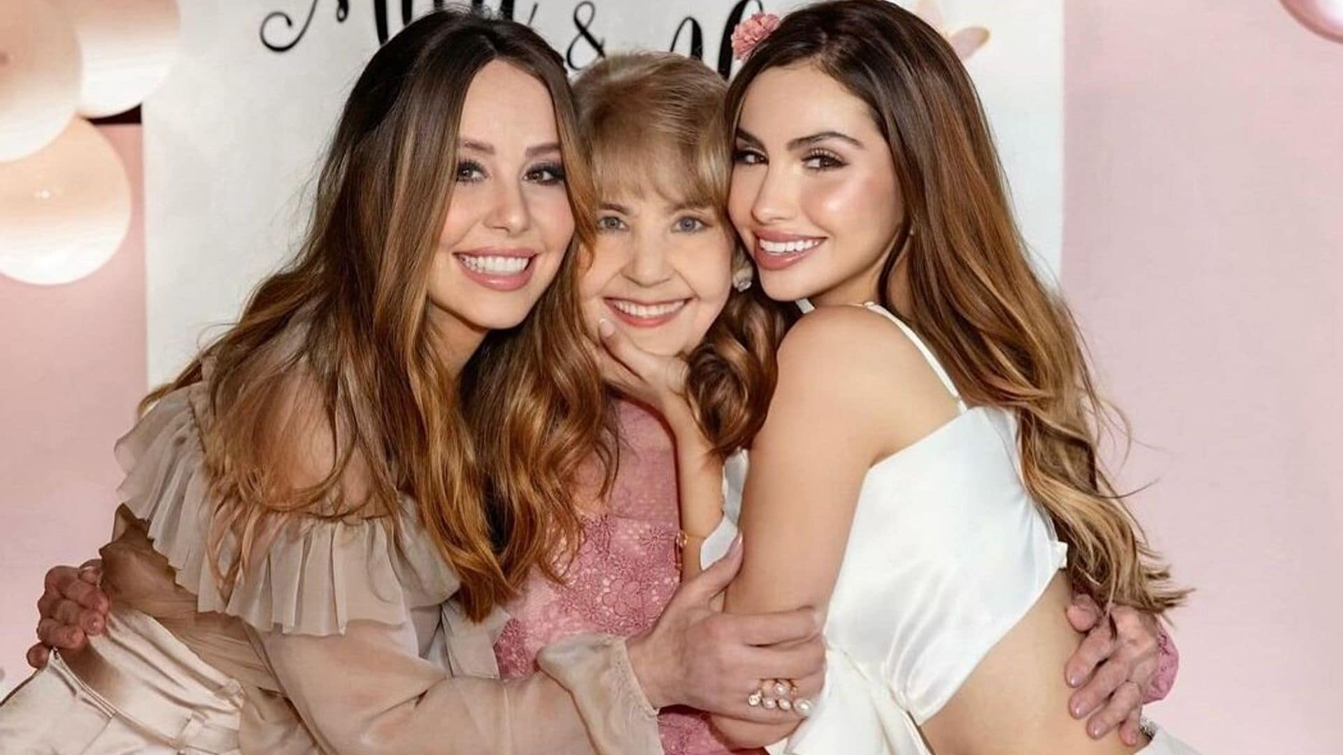 Luego de transformar su vida, Alexa, la hija de Myrka Dellanos, celebra su cumpleaños con su mamá y su abuela