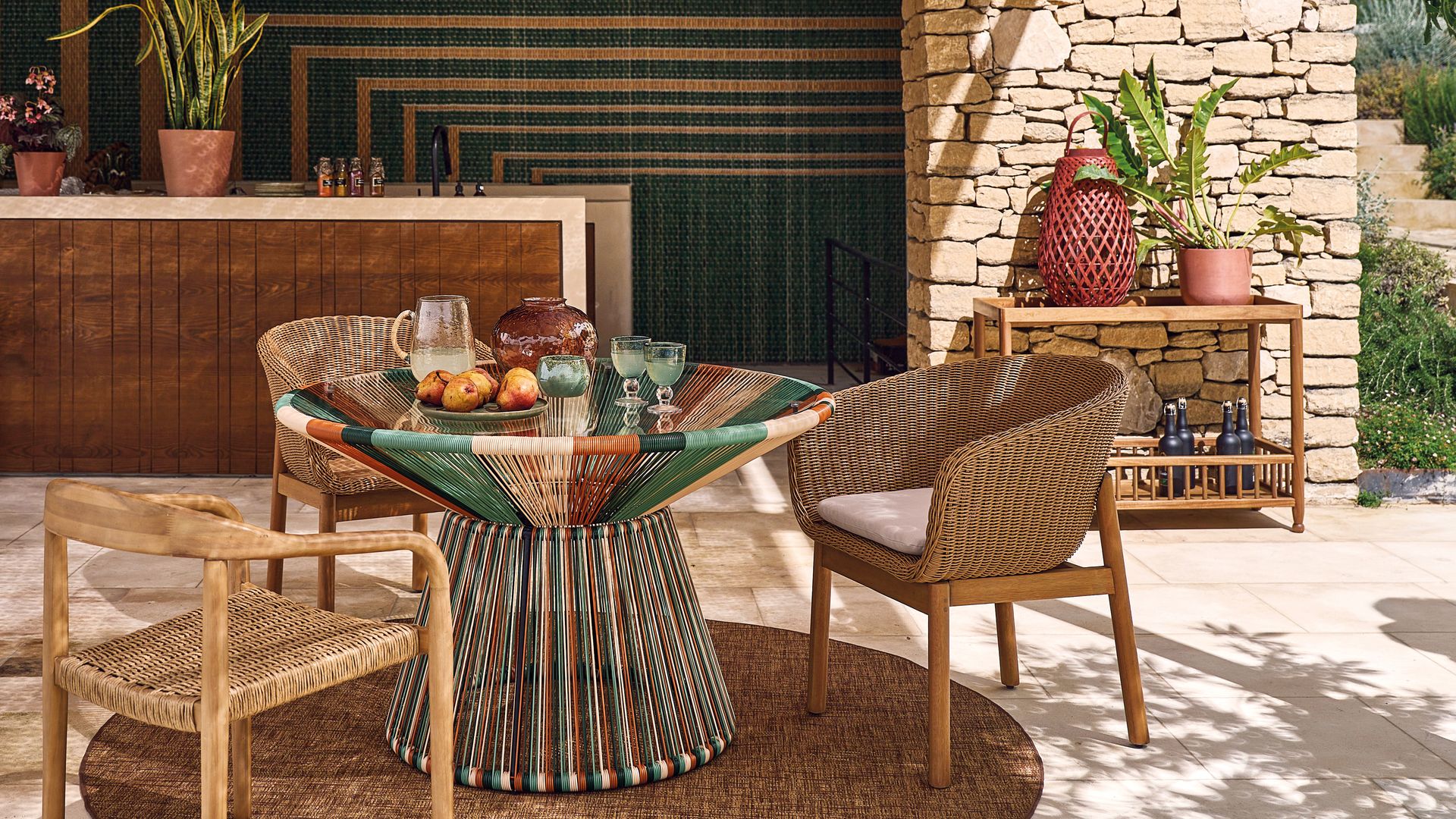 Comedor de verano en exterior