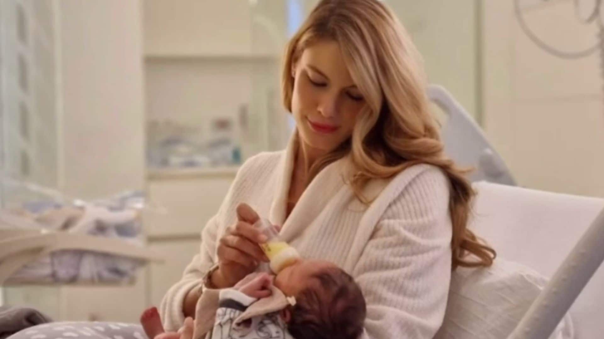 Charisse Verhaert, exmujer de Julio Iglesias Jr, da la bienvenida a su primer hijo
