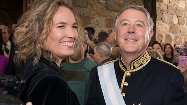 alejandra salinas and jose maria michavila attend the wedding of picture id1182445718